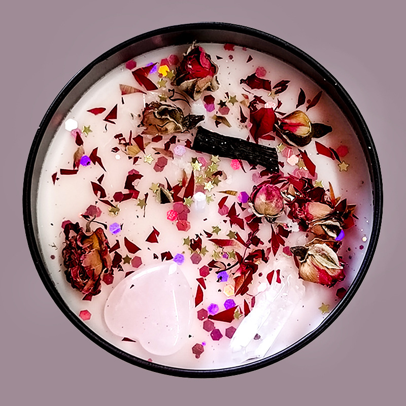 Home Fragrance Jar - Lata de hierro de cristal hecha