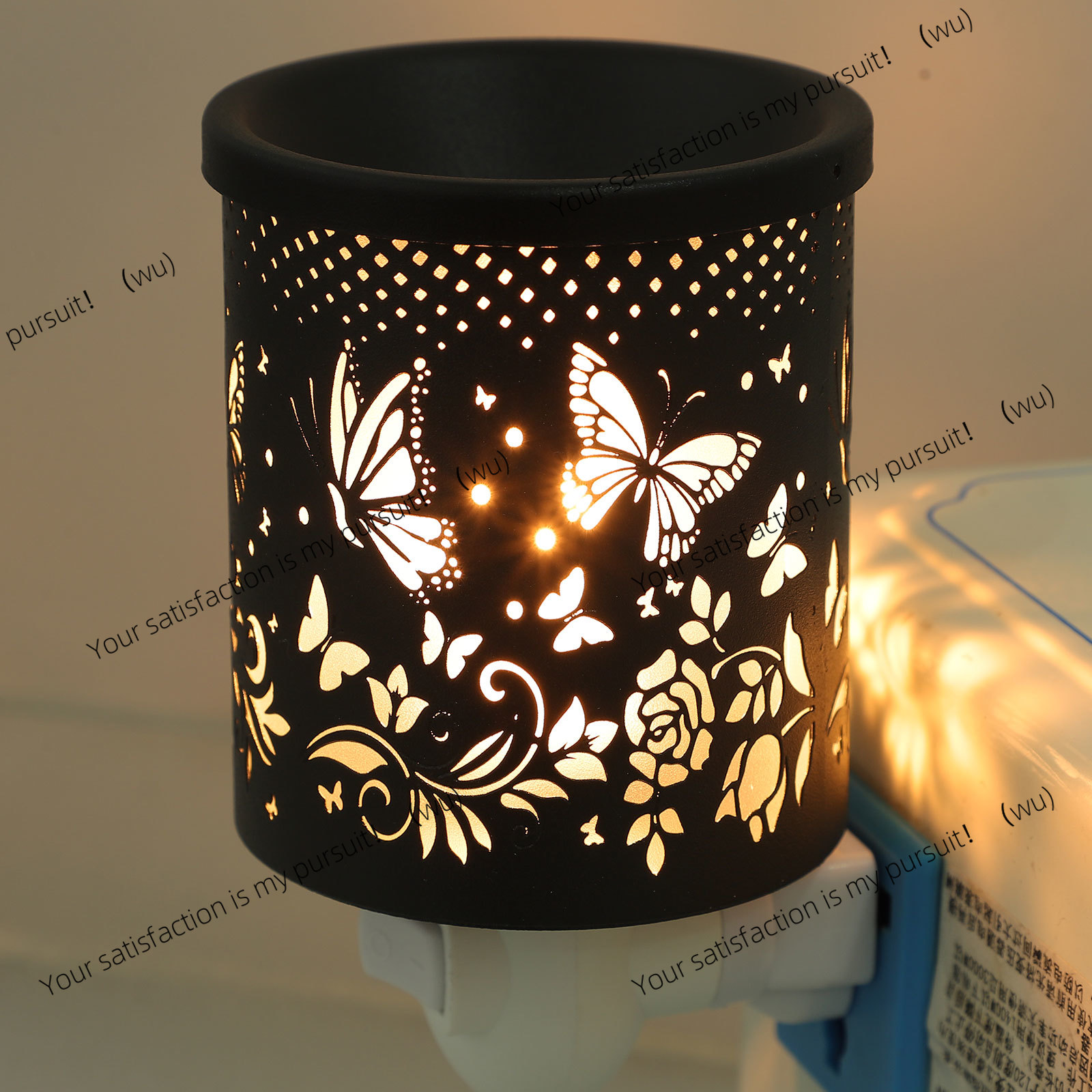 Home Fragrance Plug In - Calentador de cera eléctrico con luz