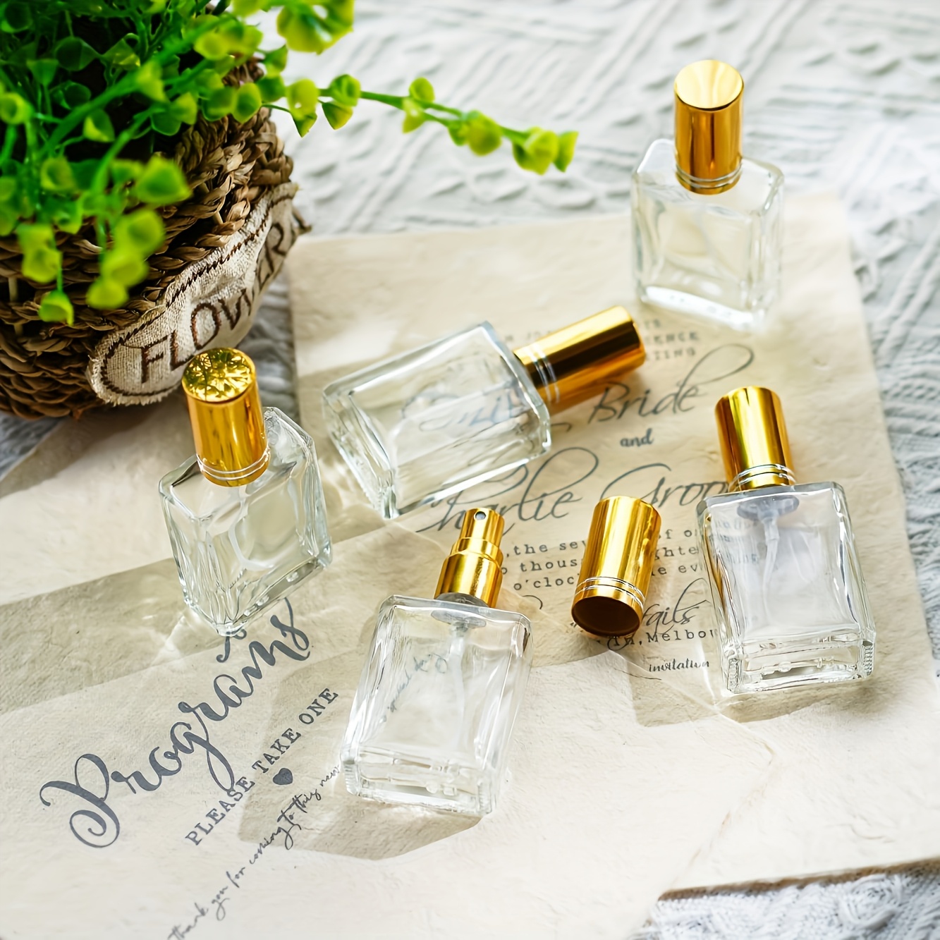 12 Uds + 6 accesorios botella  - Room Spray Bottle reseña y precio