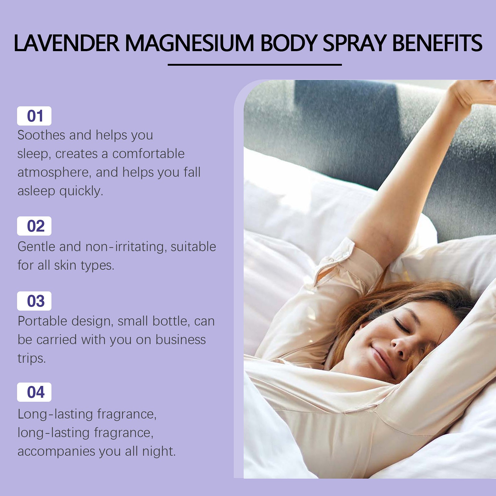 Spray de lavanda para dormir,  - Lavender Pillow Spray reseña y precio