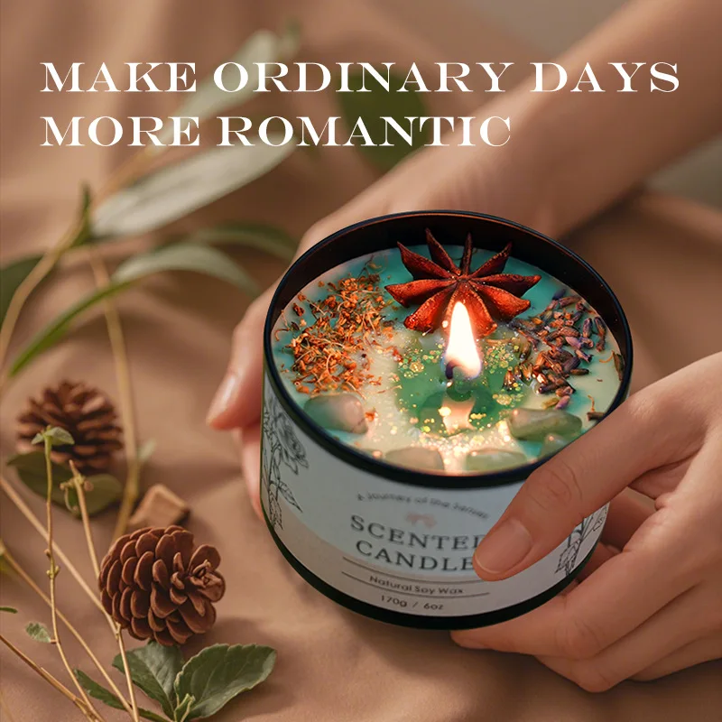 Vela de aromaterapia de crista - Home Fragrance Jar reseña y precio