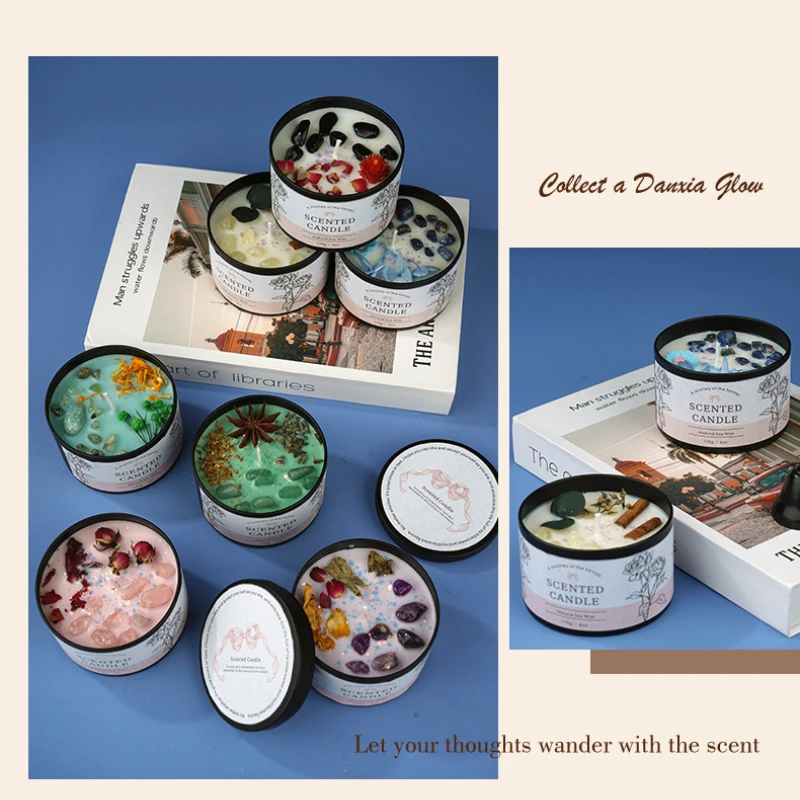 Vela de aromaterapia de crista - Home Fragrance Jar reseña y precio
