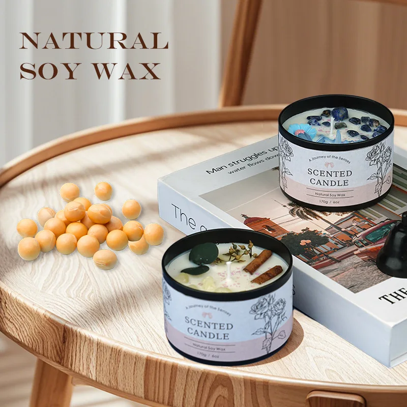 Vela de aromaterapia de crista - Home Fragrance Jar reseña y precio