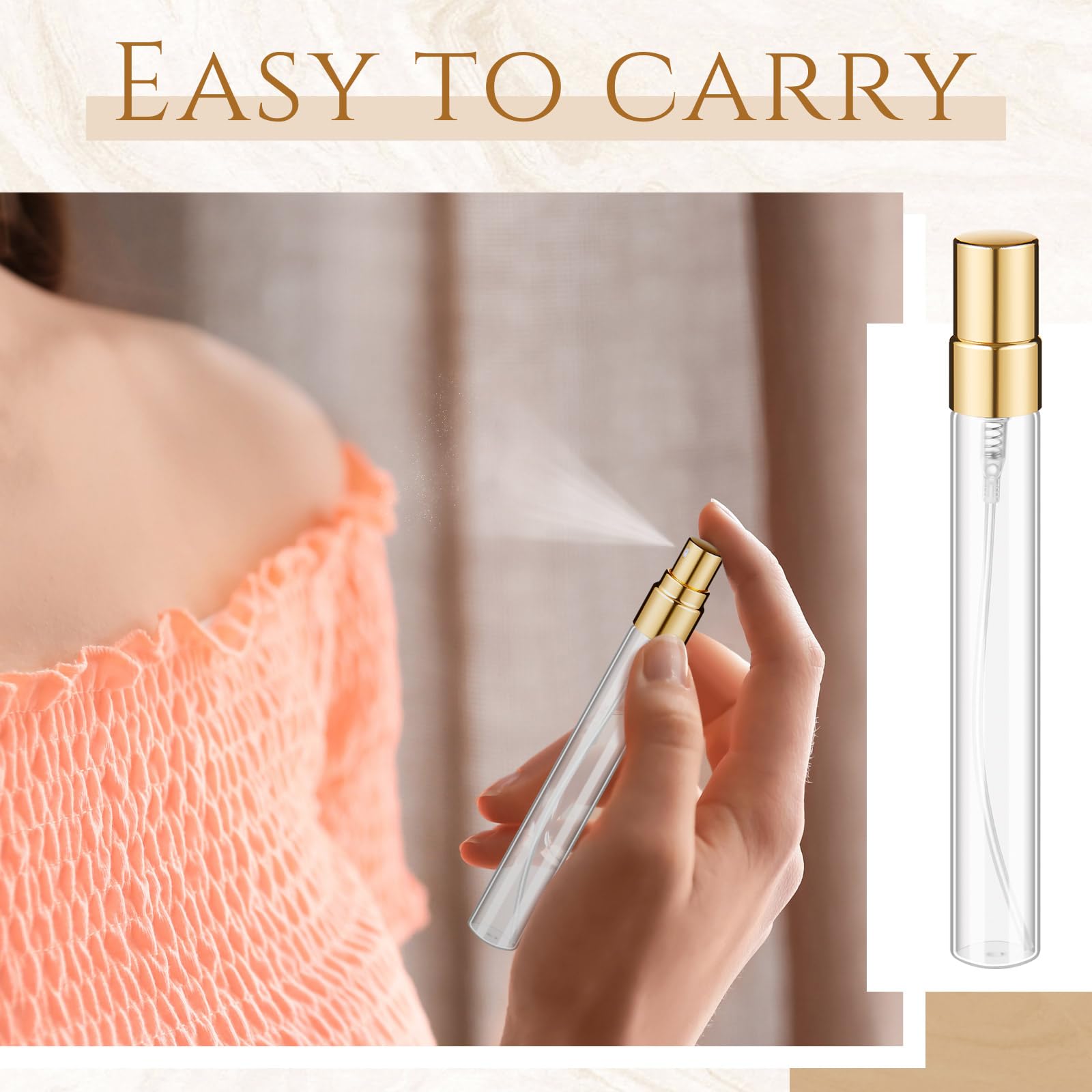 Mini botella de perfume transp - Room Spray Bottle reseña y precio