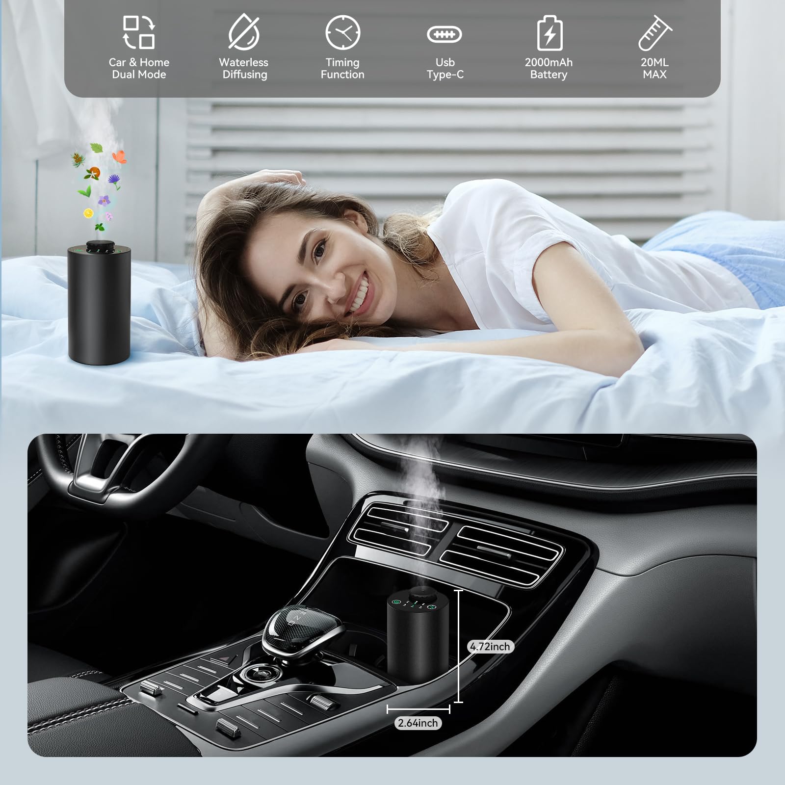 Difusor de aceites esenciales  - Home Fragrance Device reseña y precio